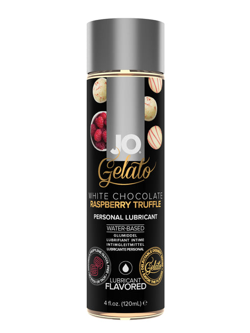 Lubricante de trufa de frambuesa y chocolate blanco Jo Gelato